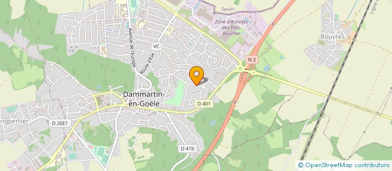 localisation de l'entreprise MADAME SEVERINE BELKHIR à DAMMARTIN-EN-GOELE