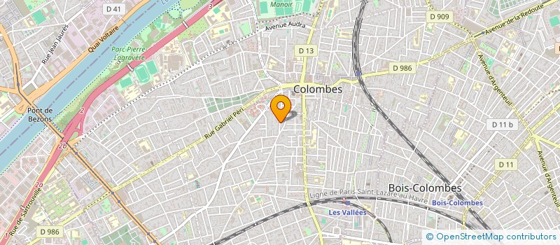 localisation de l'entreprise MADAME SEVERINE BERSAUTER  COLOMBES