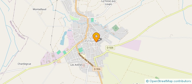 localisation de l'entreprise MADAME SEVERINE BERTHON à LEVROUX