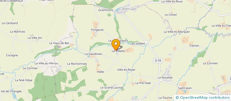 localisation de l'entreprise MADAME SEVERINE BERTIN à SAINT-MALON-SUR-MEL