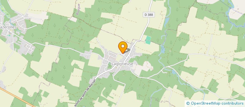 localisation de l'entreprise MADAME SEVERINE BERTOZZI  LAGLORIEUSE