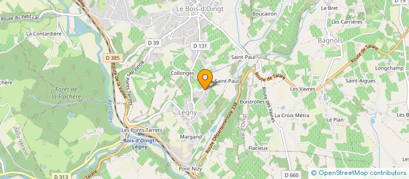 localisation de l'entreprise MADAME SEVERINE BERTRAND à LEGNY