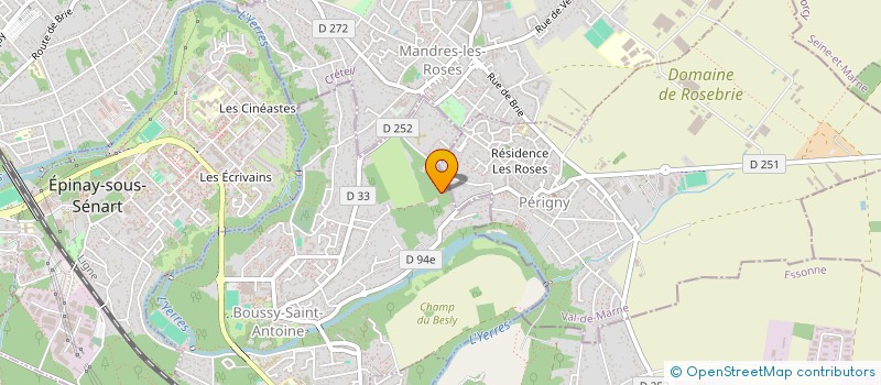 localisation de l'entreprise MADAME SEVERINE BERTRAND  BOUSSY-SAINT-ANTOINE