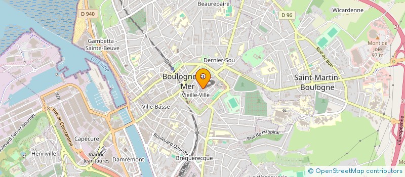 localisation de l'entreprise MADAME SEVERINE BESDINIER à BOULOGNE-SUR-MER