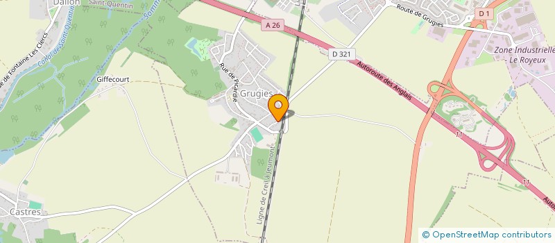 localisation de l'entreprise MADAME SEVERINE BEZIN  BRISSAY-CHOIGNY