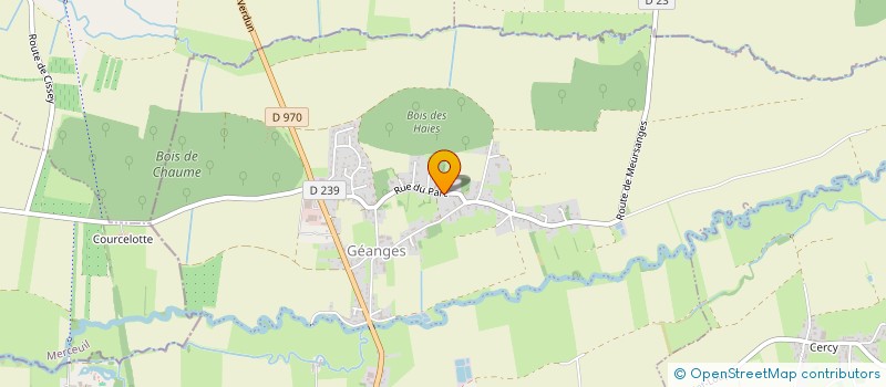 localisation de l'entreprise MADAME SEVERINE BLANCHARD  SAINT-LOUP-GEANGES