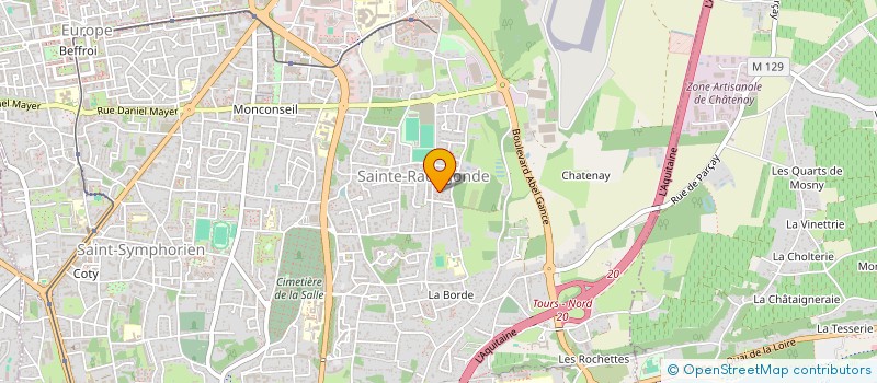 localisation de l'entreprise MADAME SEVERINE BLANCHET  TOURS