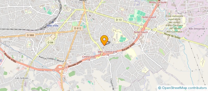 localisation de l'entreprise MADAME SEVERINE BLASI à ALBI