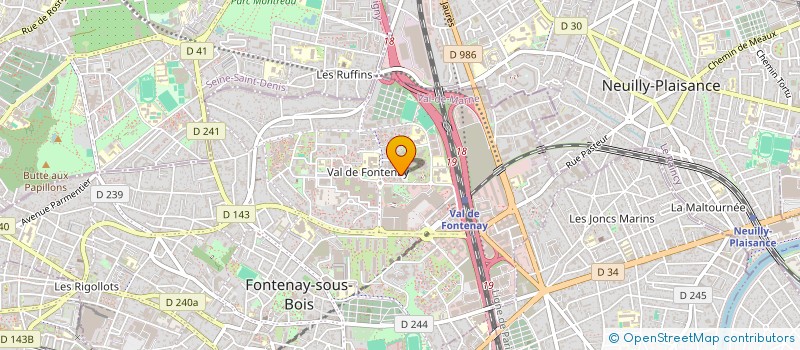 localisation de l'entreprise MADAME SEVERINE BLONBOU  FONTENAY-SOUS-BOIS