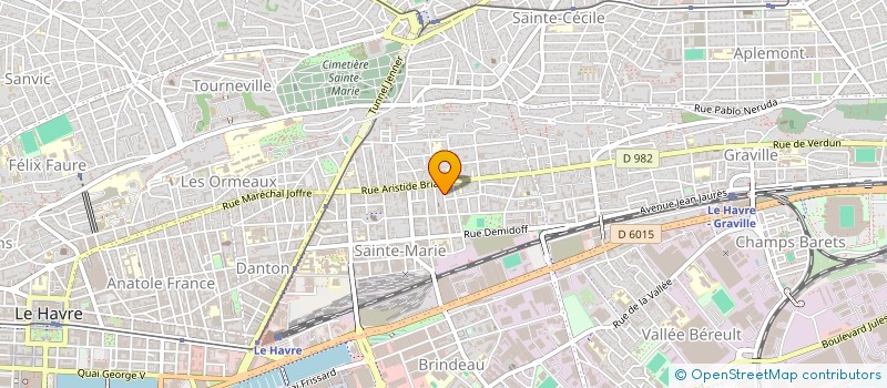 localisation de l'entreprise MADAME SEVERINE BLONDEL  LE HAVRE