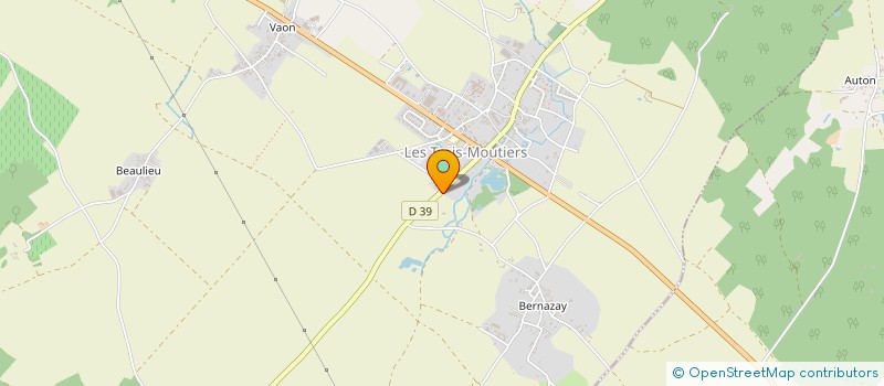 localisation de l'entreprise MADAME SEVERINE BLUCHEAU  LES TROIS-MOUTIERS