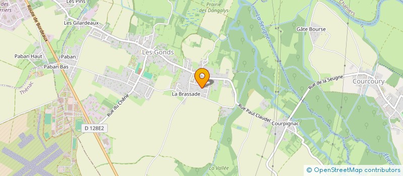 localisation de l'entreprise MADAME SEVERINE BOBAN  LES GONDS