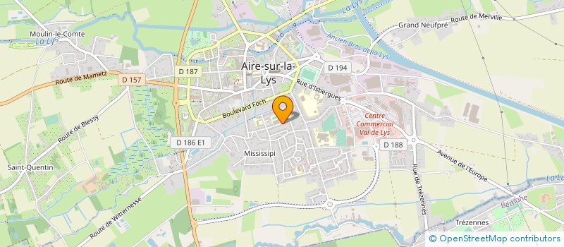 localisation de l'entreprise MADAME SEVERINE BOCQUET à AIRE-SUR-LA-LYS