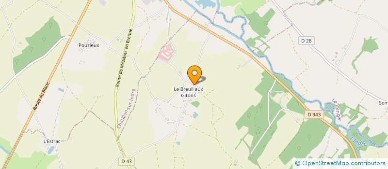 localisation de l'entreprise MADAME SEVERINE BONNAMY à CLION