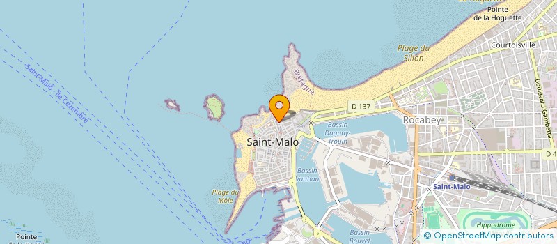localisation de l'entreprise MADAME SEVERINE BONNAMY à SAINT-MALO