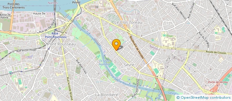 localisation de l'entreprise MADAME SEVERINE BONNAUD à NANTES