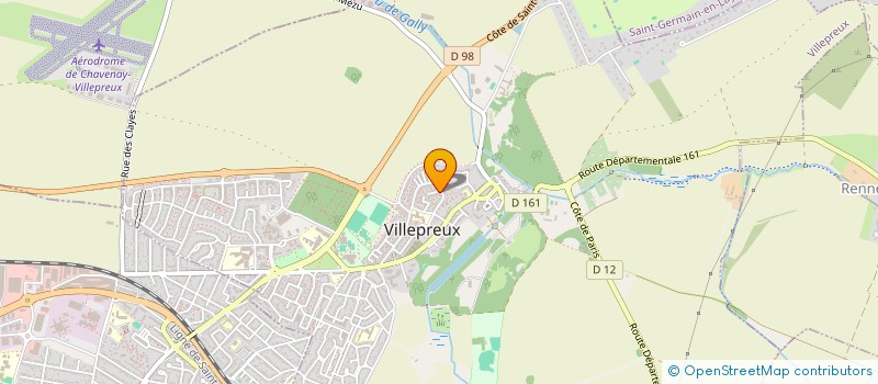 localisation de l'entreprise MADAME SEVERINE BONNET  VILLEPREUX