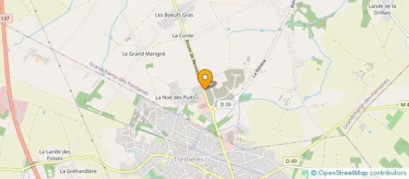 localisation de l'entreprise MADAME SEVERINE BOQUIEN à GRANDCHAMP-DES-FONTAINES