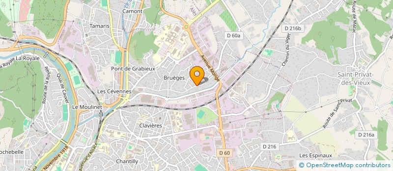 localisation de l'entreprise MADAME SEVERINE BOTELLA  ALES