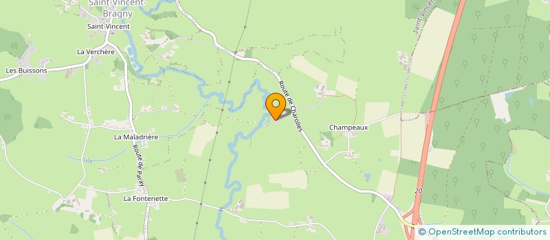 localisation de l'entreprise MADAME SEVERINE BOUDEVILLE  SAINT-VINCENT-BRAGNY