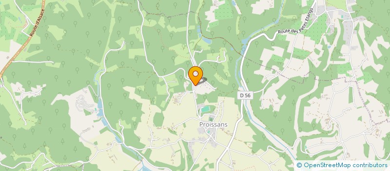 localisation de l'entreprise MADAME SEVERINE BOUDY  PROISSANS