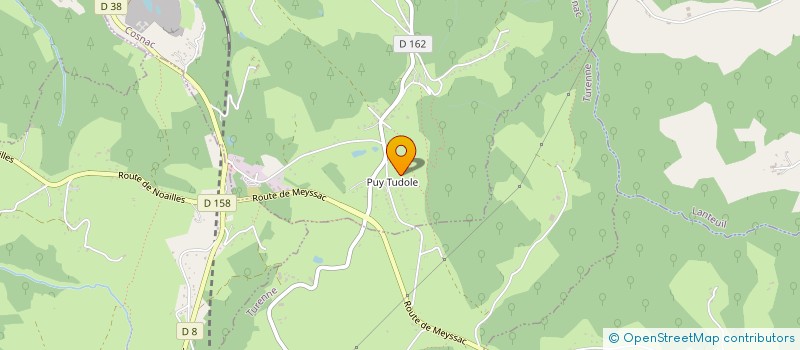 localisation de l'entreprise MADAME SEVERINE BOUILLAGUET  COSNAC