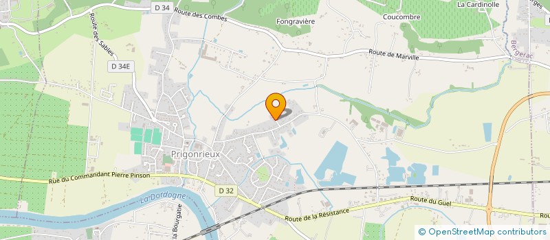 localisation de l'entreprise MADAME SEVERINE BOUILLON  BEAUMONTOIS EN PERIGORD