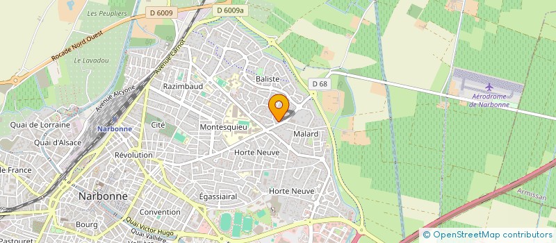 localisation de l'entreprise MADAME SEVERINE BOULANT  NARBONNE