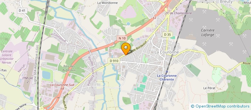 localisation de l'entreprise MADAME SEVERINE BOULESTEIX  LA COURONNE