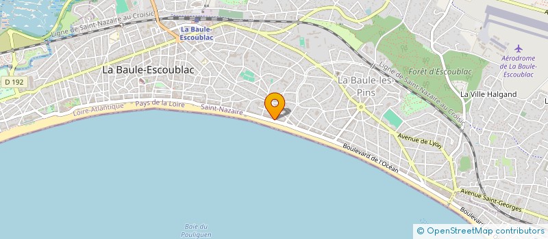 localisation de l'entreprise MADAME SEVERINE BOULLARD à LA BAULE-ESCOUBLAC