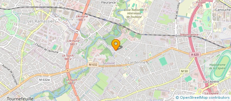 localisation de l'entreprise MADAME SEVERINE BOULLIER à TOULOUSE