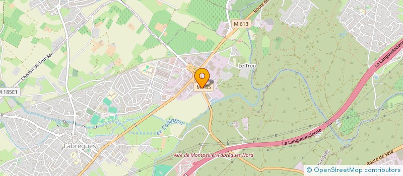 localisation de l'entreprise MADAME SEVERINE BOUQUIGNAUD  FABREGUES