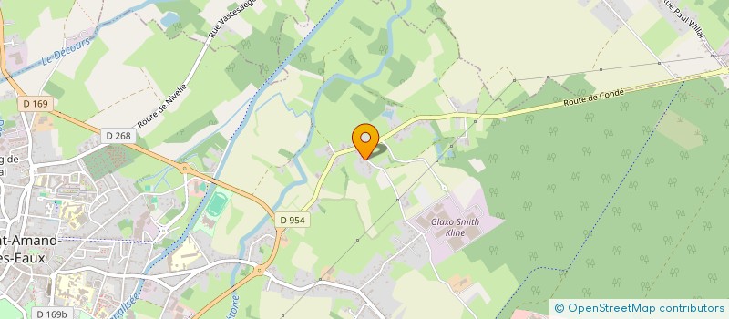 localisation de l'entreprise MADAME SEVERINE BOURGEOIS  SAINT-AMAND-LES-EAUX