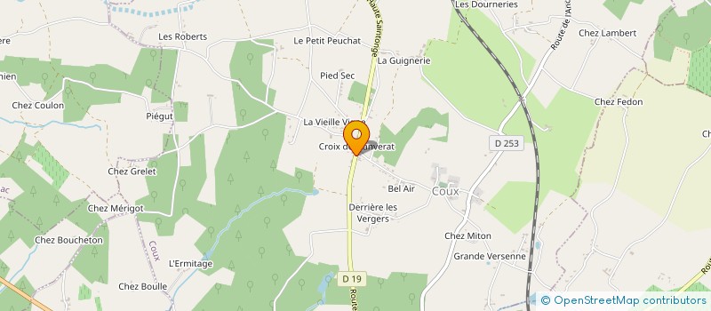 localisation de l'entreprise MADAME SEVERINE BOURLOT  COUX