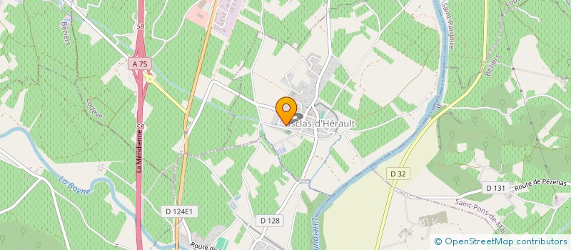 localisation de l'entreprise MADAME SEVERINE BOURNAS à USCLAS-D'HERAULT