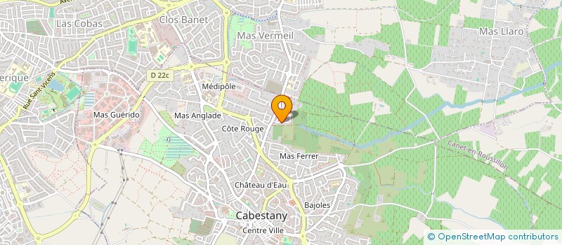 localisation de l'entreprise MADAME SEVERINE BOUROUF à CABESTANY