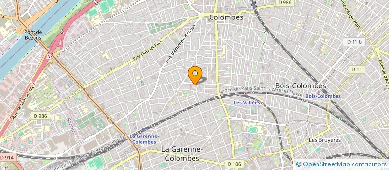 localisation de l'entreprise MADAME SEVERINE BOYER à COLOMBES