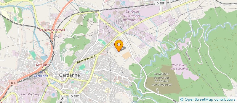 localisation de l'entreprise MADAME SEVERINE BRERRO à GARDANNE