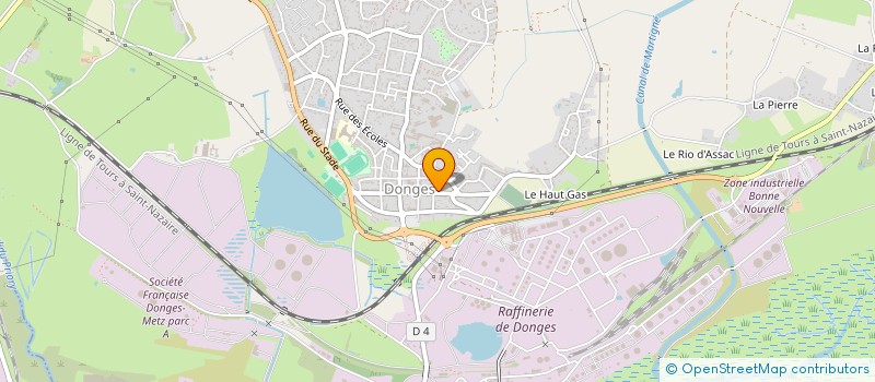 localisation de l'entreprise MADAME SEVERINE BRIGANT  DONGES