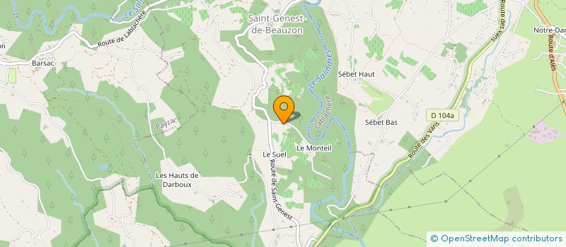 localisation de l'entreprise MADAME SEVERINE BRIGITTE MOREAU  LABLACHERE