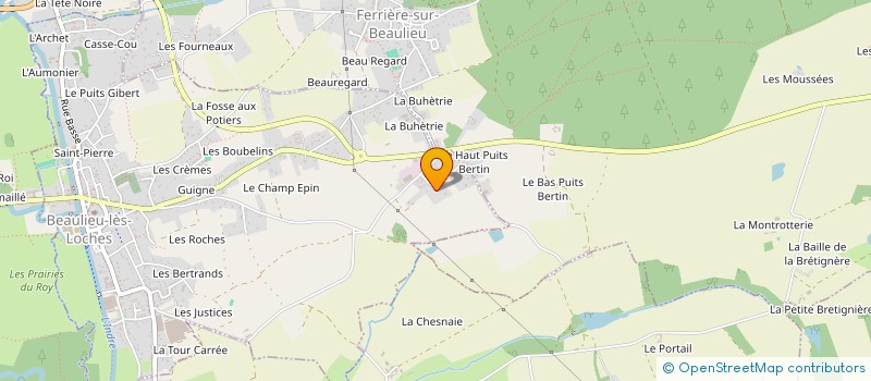 localisation de l'entreprise MADAME SEVERINE BRILLOUET  BEAULIEU-LES-LOCHES