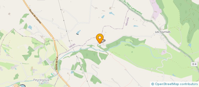 localisation de l'entreprise MADAME SEVERINE BRINGUIER  MONTFA