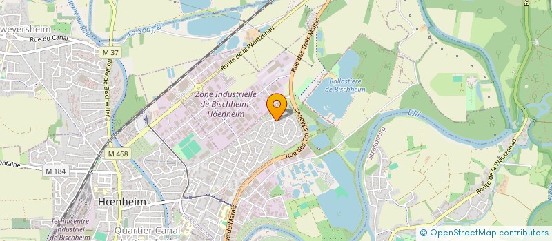 localisation de l'entreprise MADAME SEVERINE BROGGI  HNHEIM