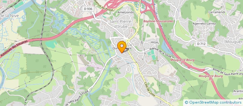 localisation de l'entreprise MADAME SEVERINE BRUGERIE à SAINT-PIERRE-D'IRUBE