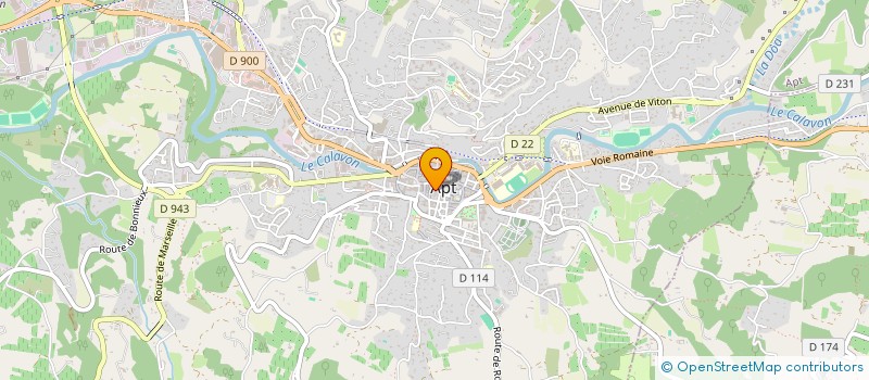 localisation de l'entreprise MADAME SEVERINE BRUNETON  APT