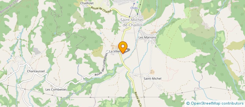 localisation de l'entreprise MADAME SEVERINE BRUNON  SAINT-MICHEL-DE-CHAILLOL