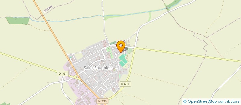 localisation de l'entreprise MADAME SEVERINE BRUTEL  SAINT-SOUPPLETS