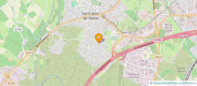 localisation de l'entreprise MADAME SEVERINE BUCHAILLARD  SAINT-JEAN-DE-VEDAS