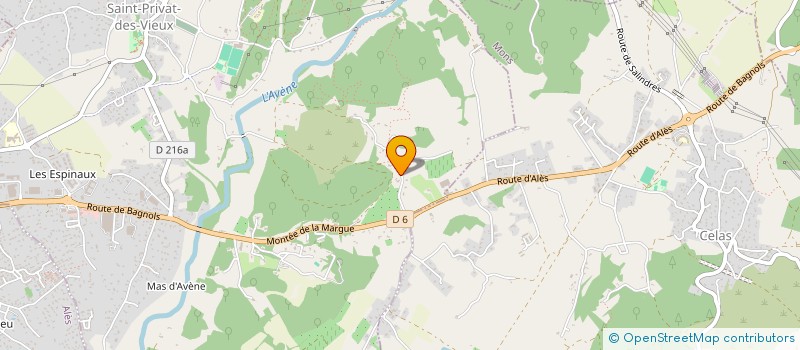 localisation de l'entreprise MADAME SEVERINE BUREL  MEJANNES-LES-ALES