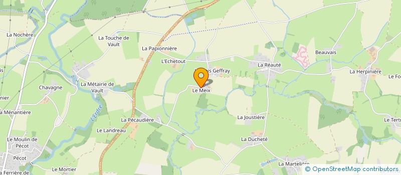 localisation de l'entreprise MADAME SEVERINE CABIN  LES TOUCHES